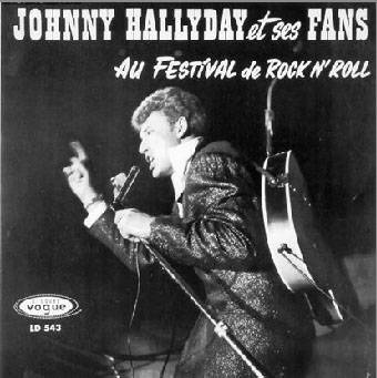 Johnny Hallyday : Johnny Hallyday et ses fans au festival de rock'n'roll
